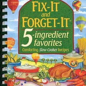 Fix-It & Forget-It Spiral Cookbook One Pot Recipes Crock pot Fall Winter Cooking